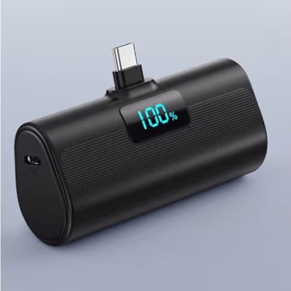 Black Portable Charger iPhone 5200 mAh MFI certified